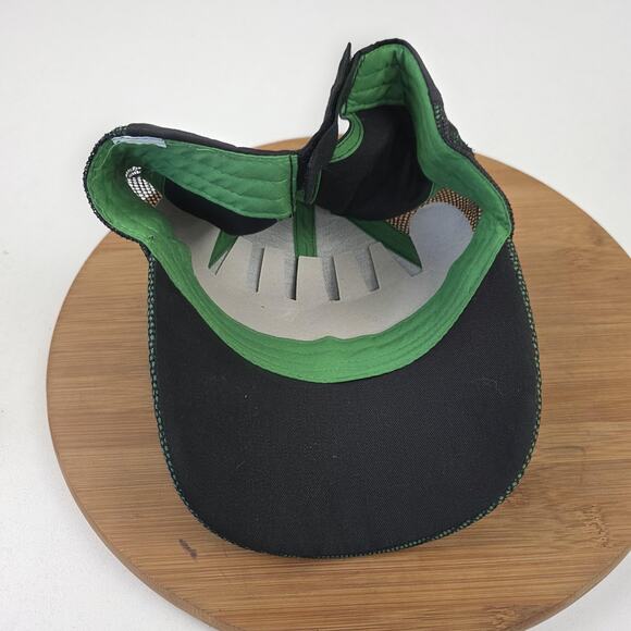 Rolex 24 Daytona Hat Cap Snap Back Black Green IMSA Racing Mens Trucker Mesh - Picture 7 of 7